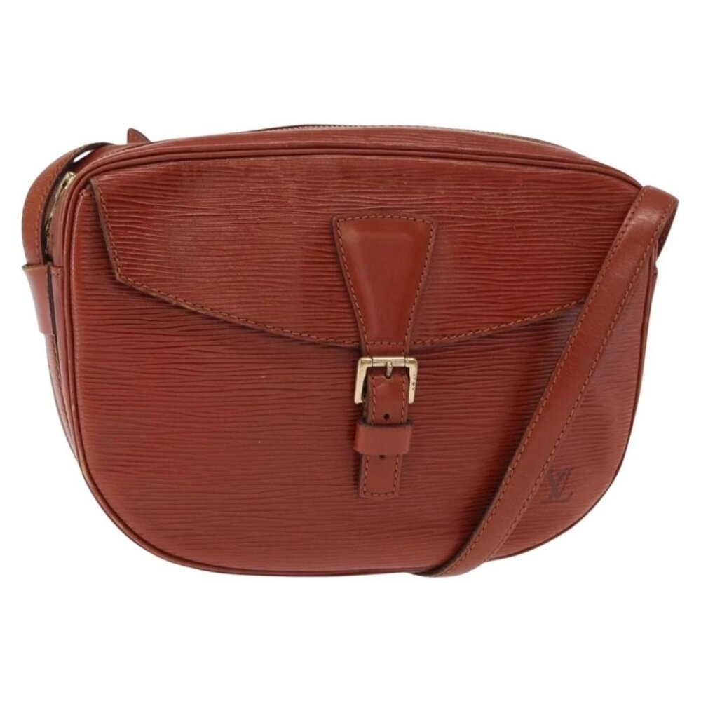 LOUIS VUITTON Epi Jeune FilleMM Shoulder Bag Brown M52153 LV Auth BA8776
